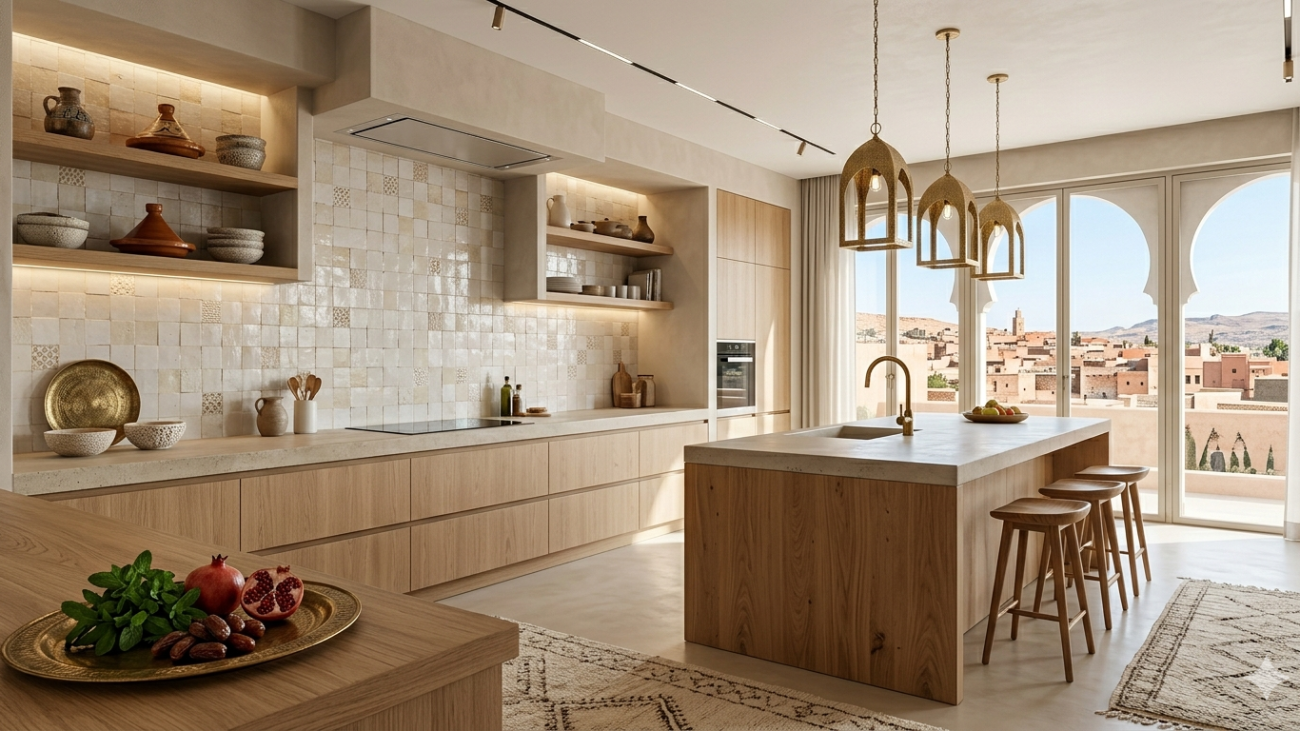cuisine moderne blanche