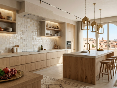 cuisine moderne blanche