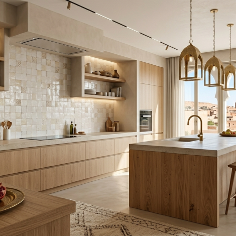 cuisine moderne blanche